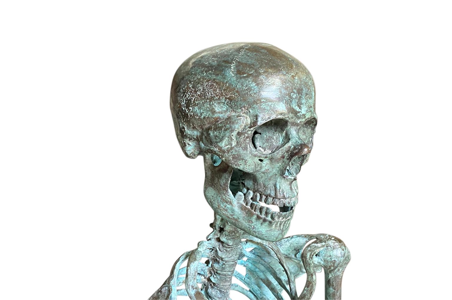 XIXe siècle Squelette en bronze du 19ème siècle en vente