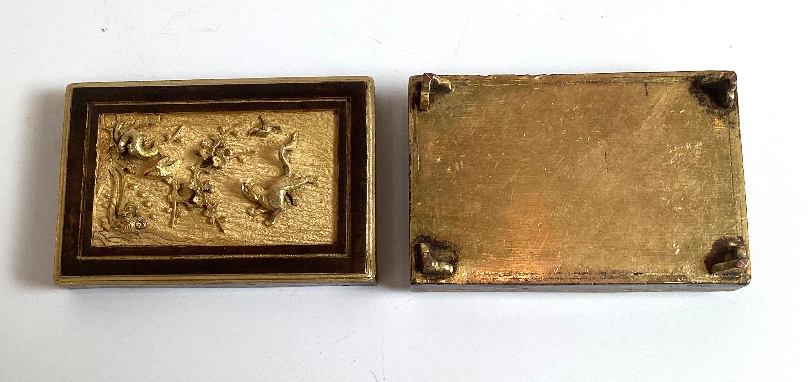 19th Century Bronze Small Tobacco Snuff Box For Sale 3