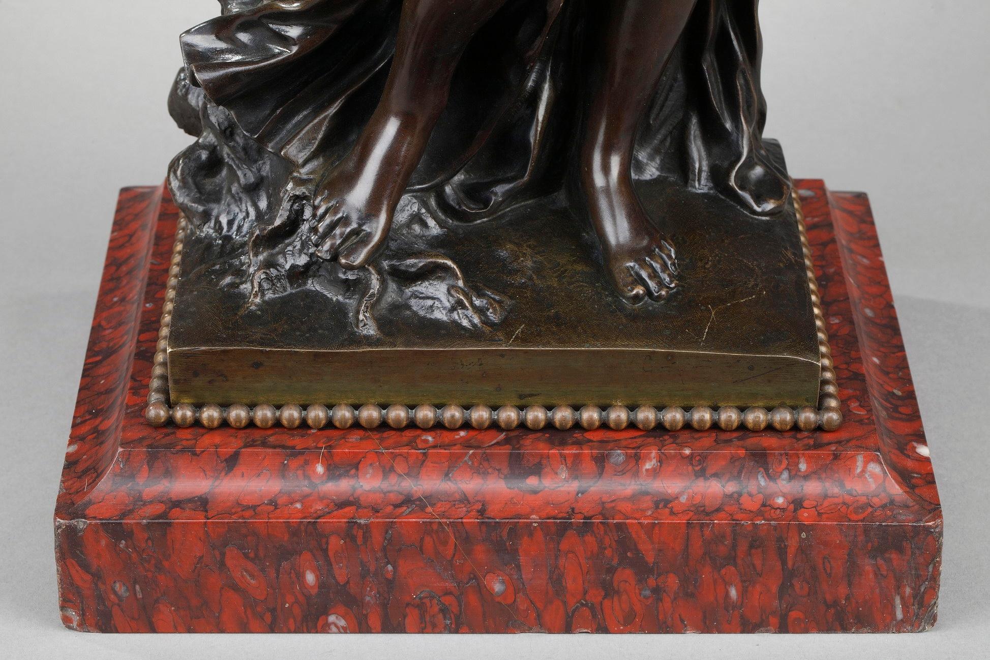 Statua in bronzo del XIX secolo: Baccante in vendita 9