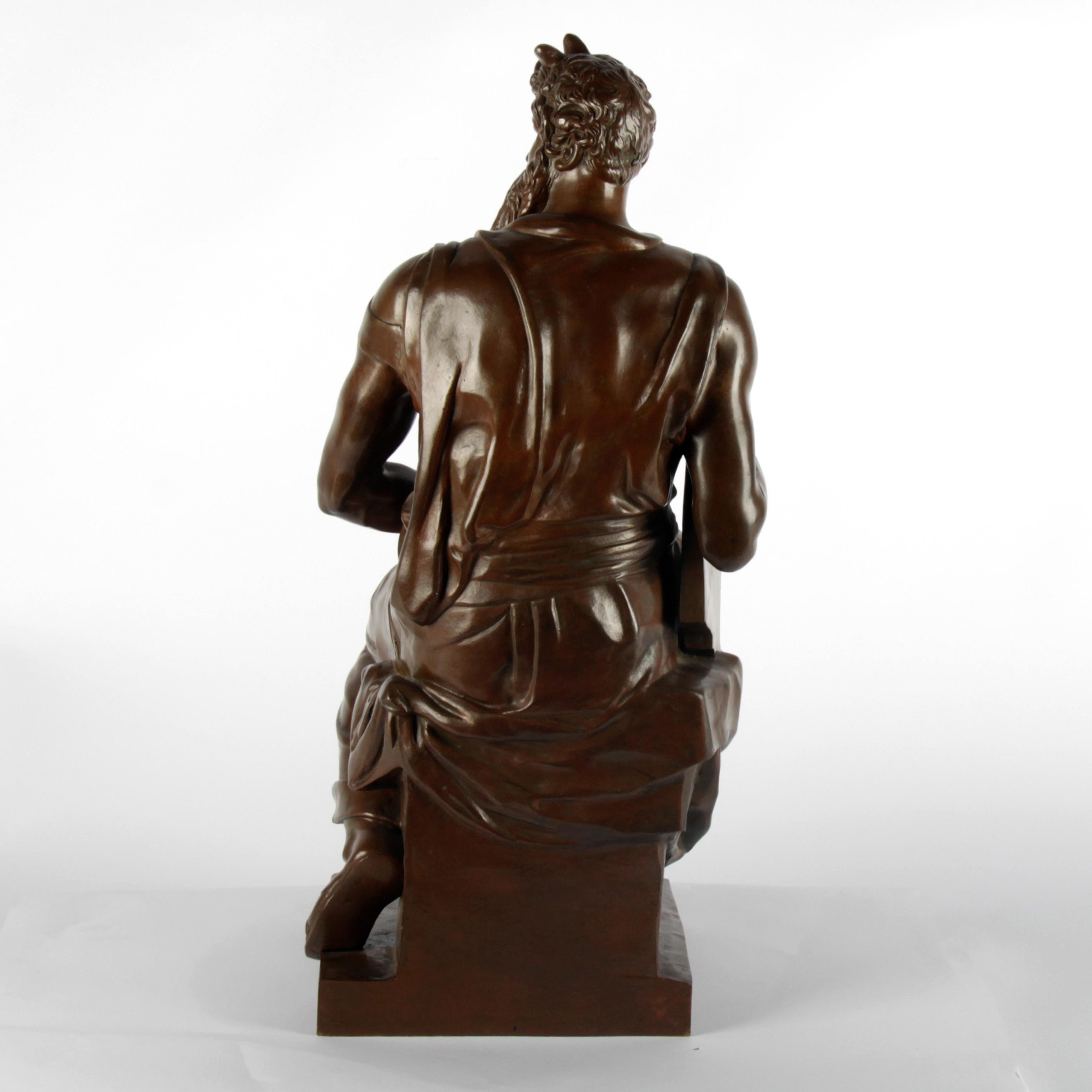 Bronzestatue aus dem 19. Jahrhundert im Zustand „Hervorragend“ im Angebot in Esbeek, NL