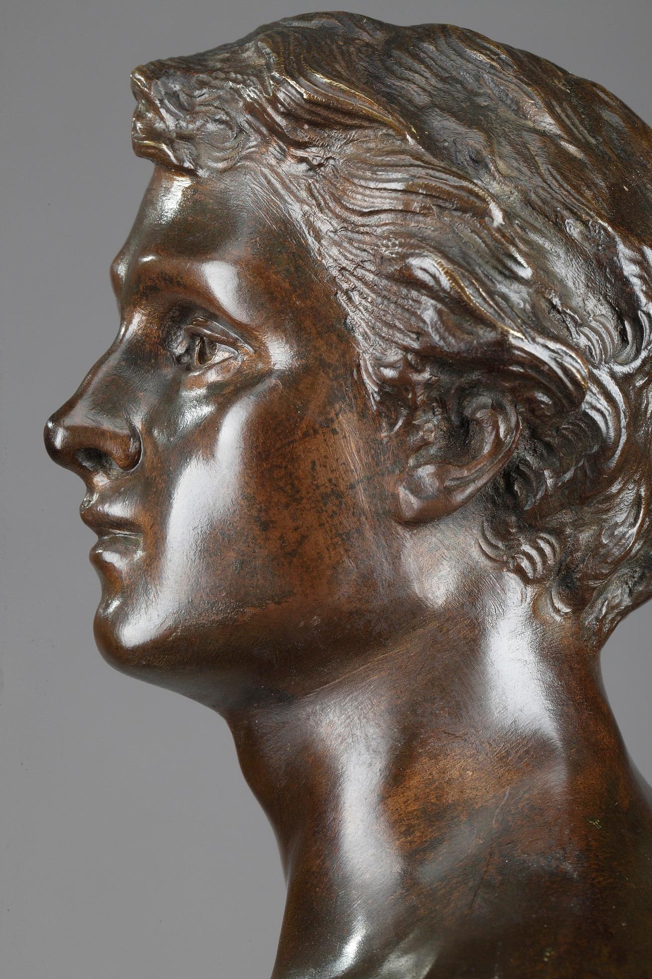 Statue en bronze du 19e siècle : Le Travail, par Ernest Rancoulet en vente 1