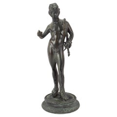 19th Century Bronze Statue of a Young Hunter