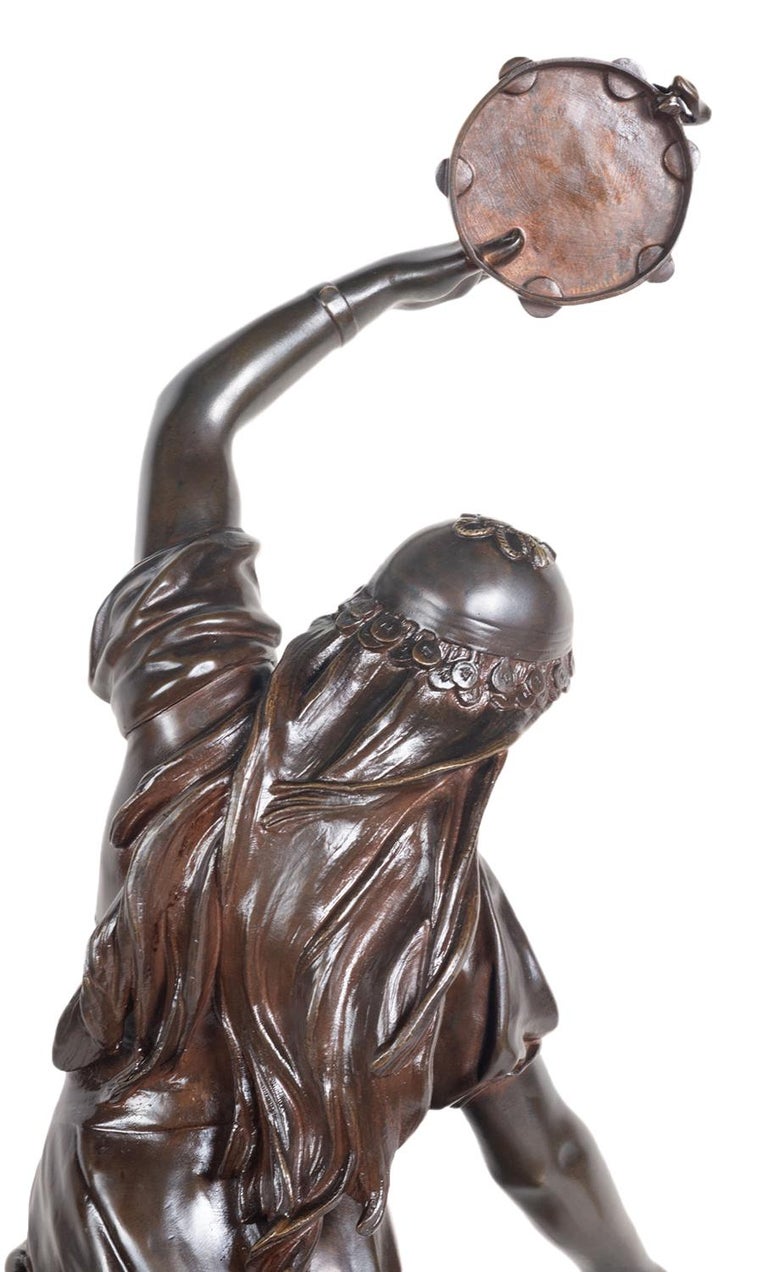 19th Century Bronze Statue of Esmeralda, by Marioton For Sale 6