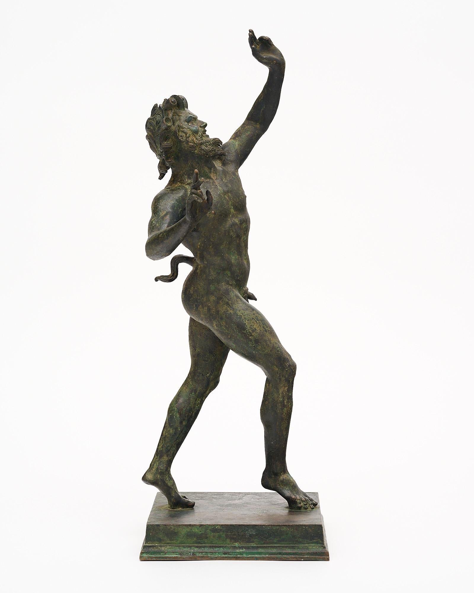 Italian 19Th Century Bronze Statue of Faun by Chiurazzi