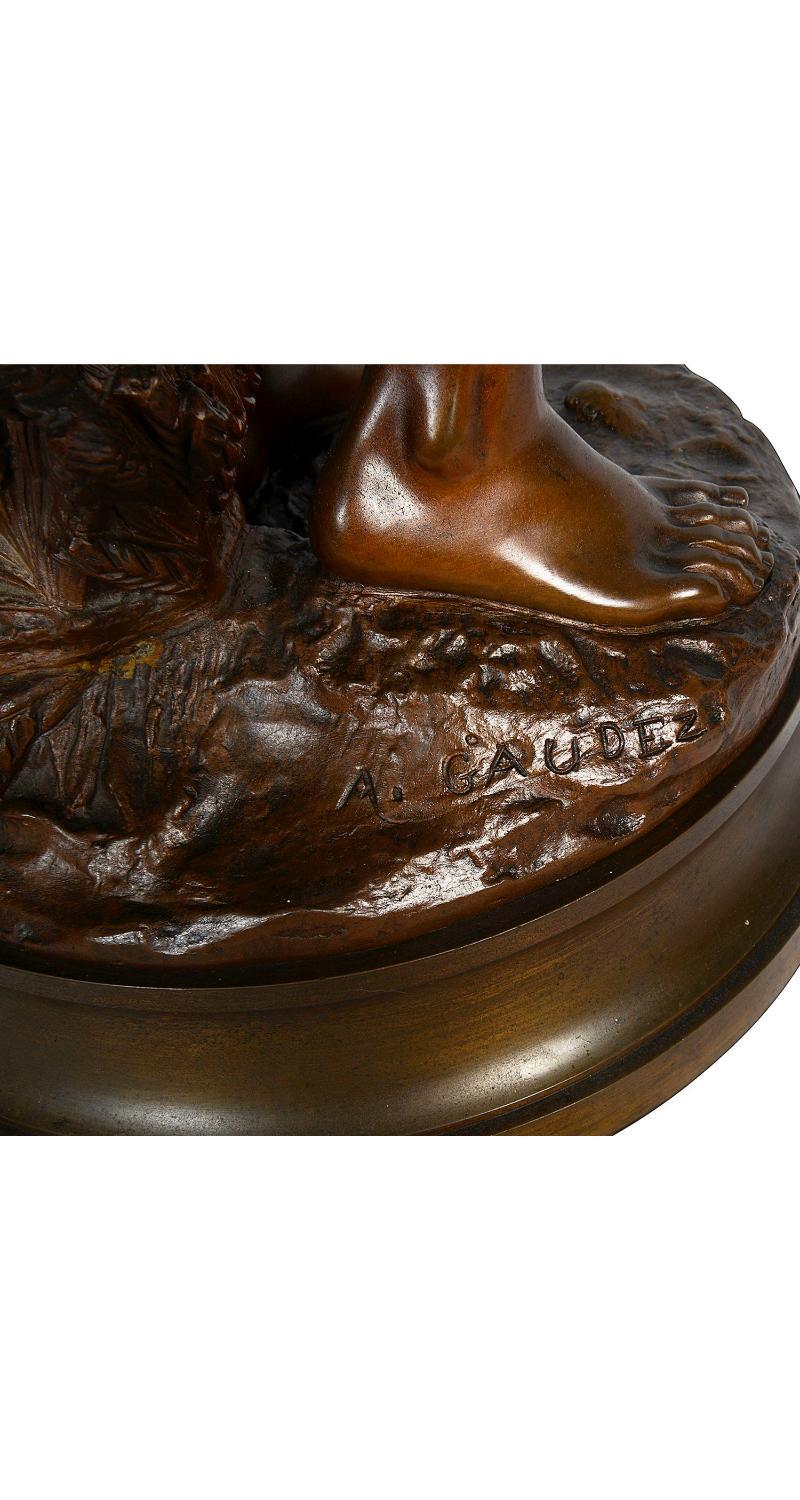 19th Century Bronze statue of 'Le Devoir' by Gaudez For Sale 3