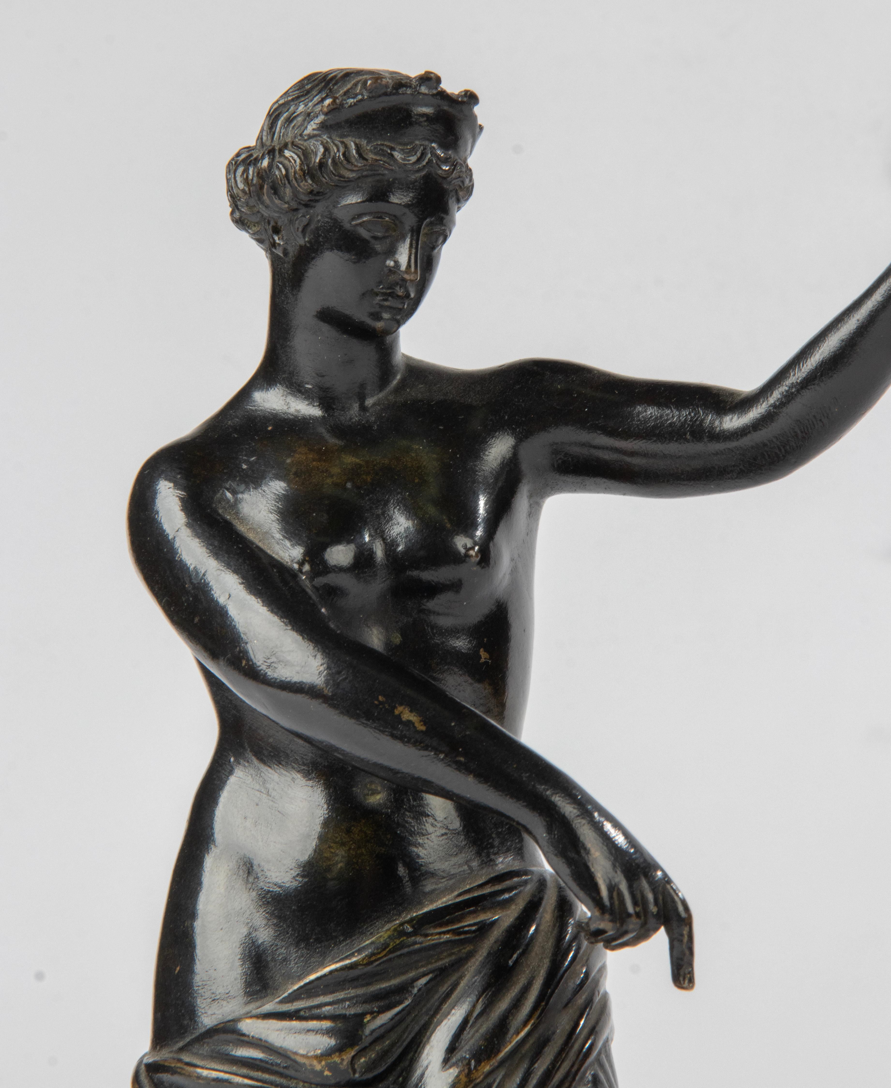 Bronzestatue der Venus- Aphrodite aus dem 19. Jahrhundert (Spätes 19. Jahrhundert)