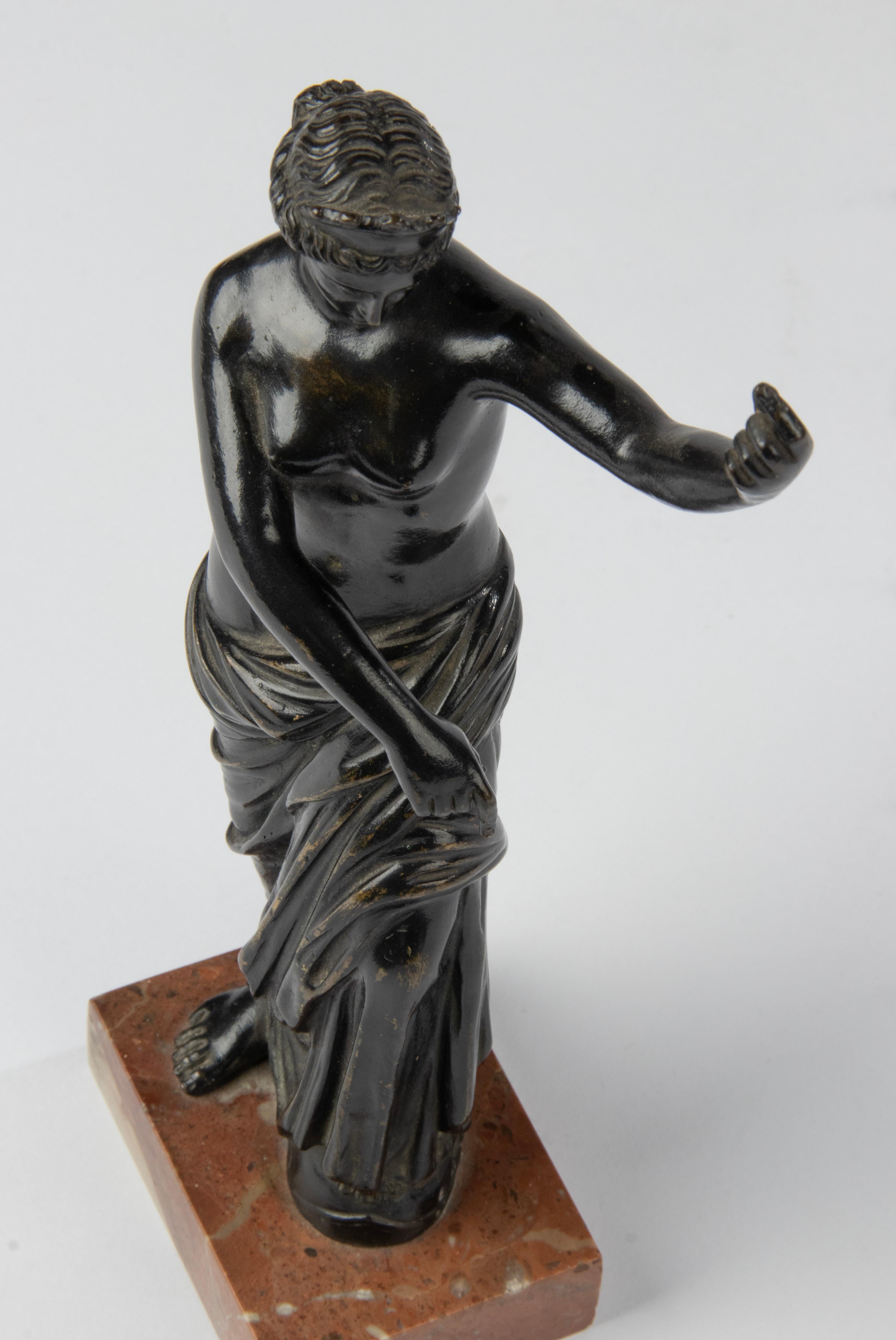 Bronzestatue der Venus- Aphrodite aus dem 19. Jahrhundert 4