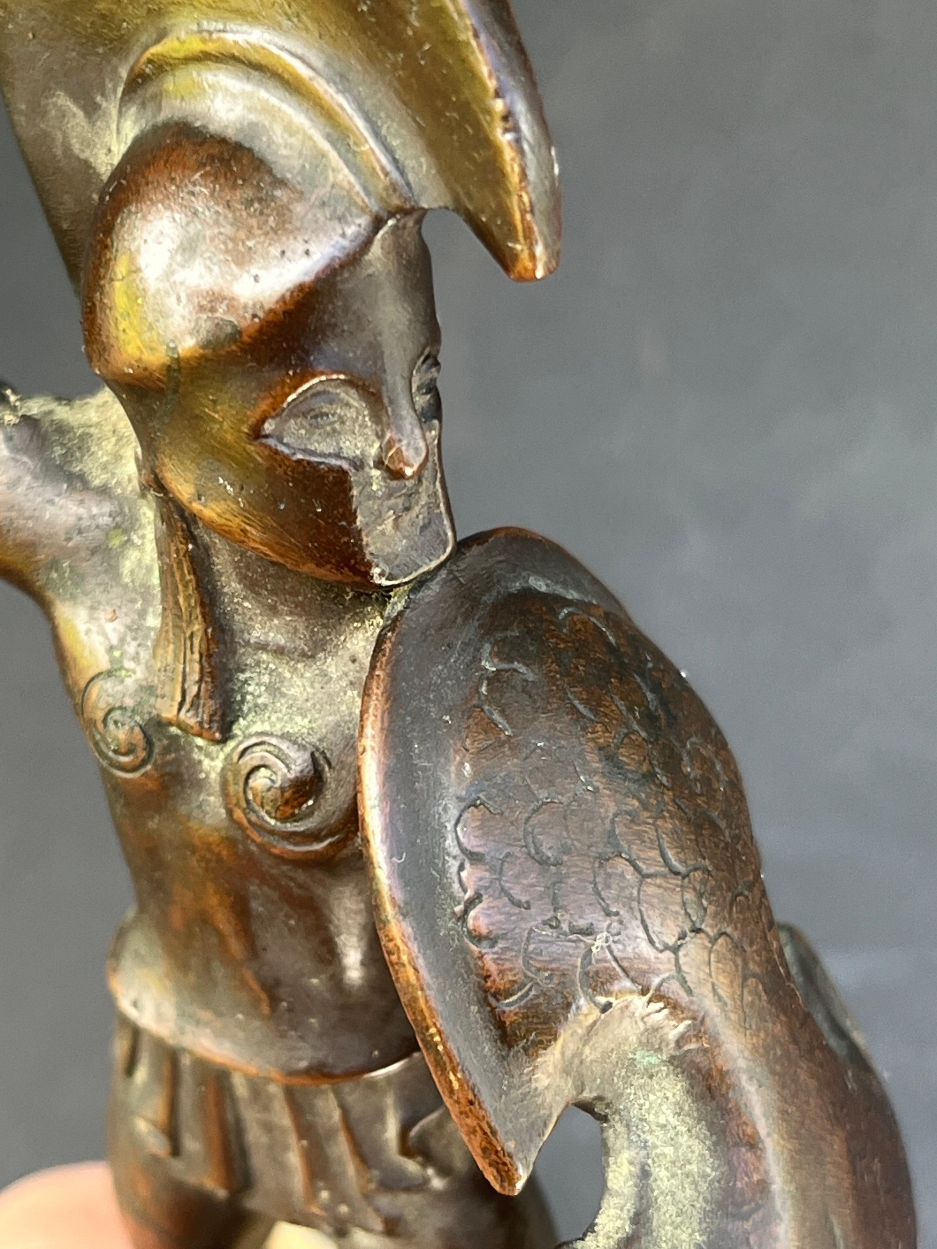 XIX secolo Statuetta in bronzo di Achille del 19° secolo dopo l'Antico in vendita