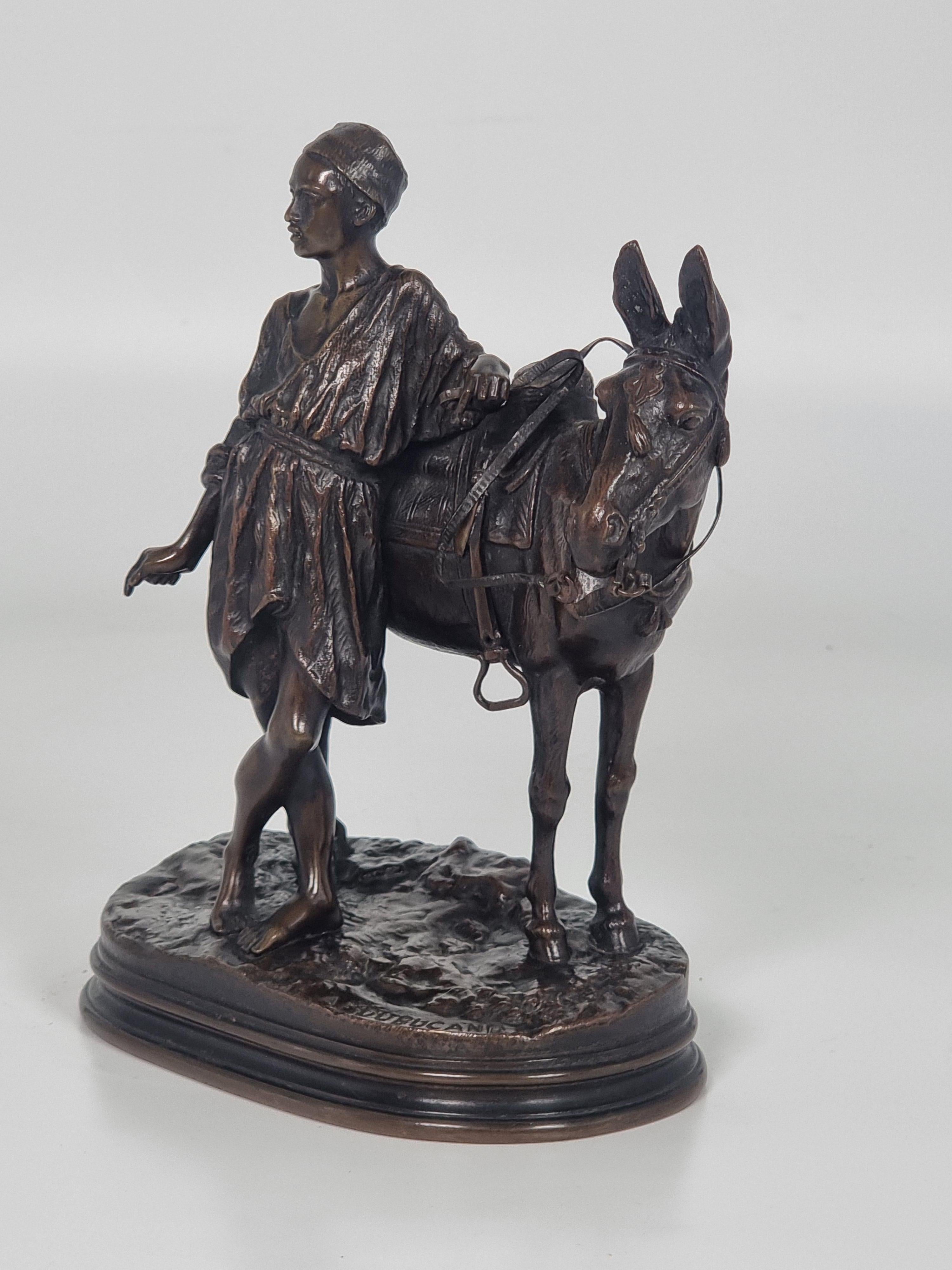 Francese Studio in bronzo del XIX secolo di A E Dubucand 