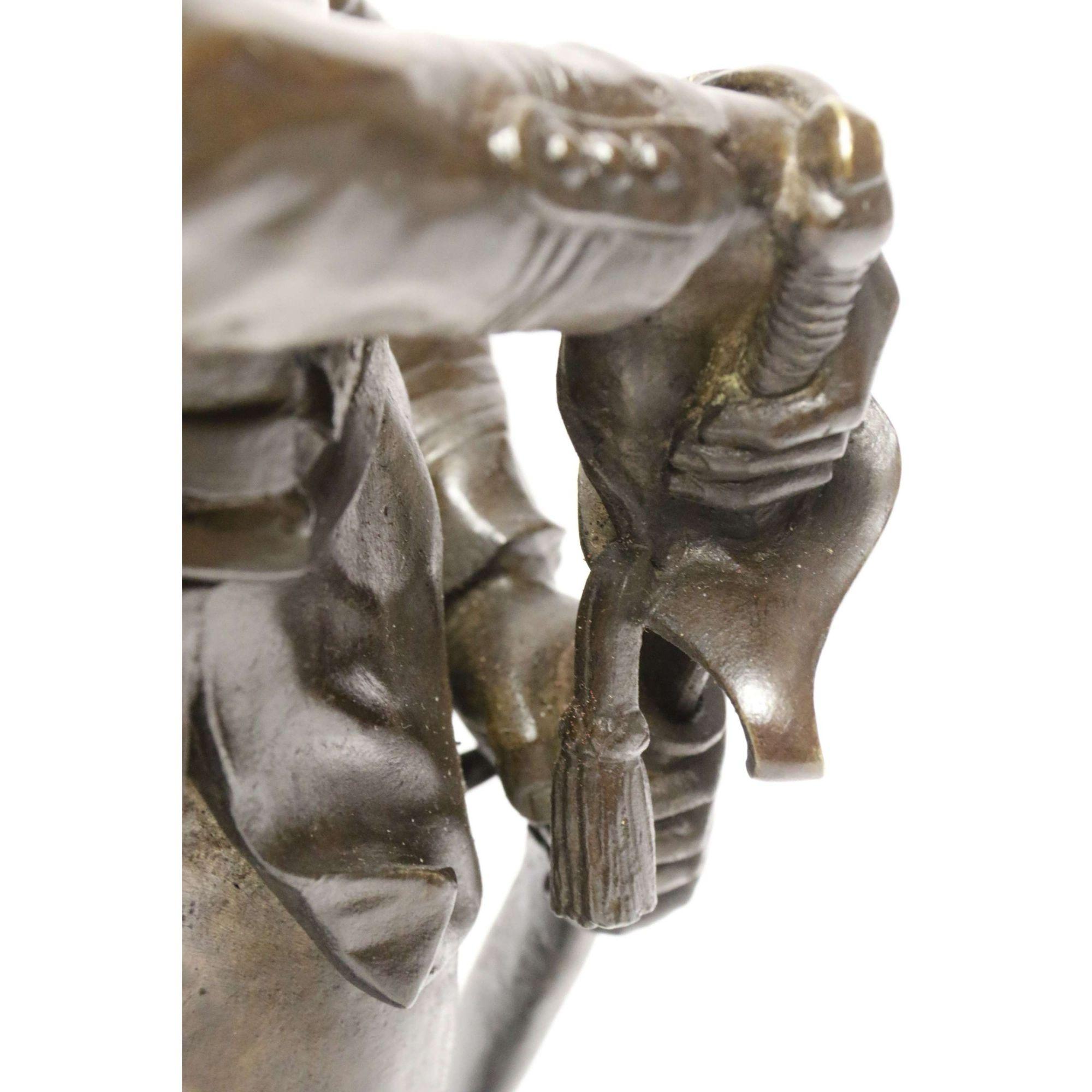 Étude en bronze d'une figure militaire française du 19ème siècle par L. A Bayeux, vers 1890 en vente 12
