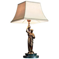 19th Century Bronze Table Lamp