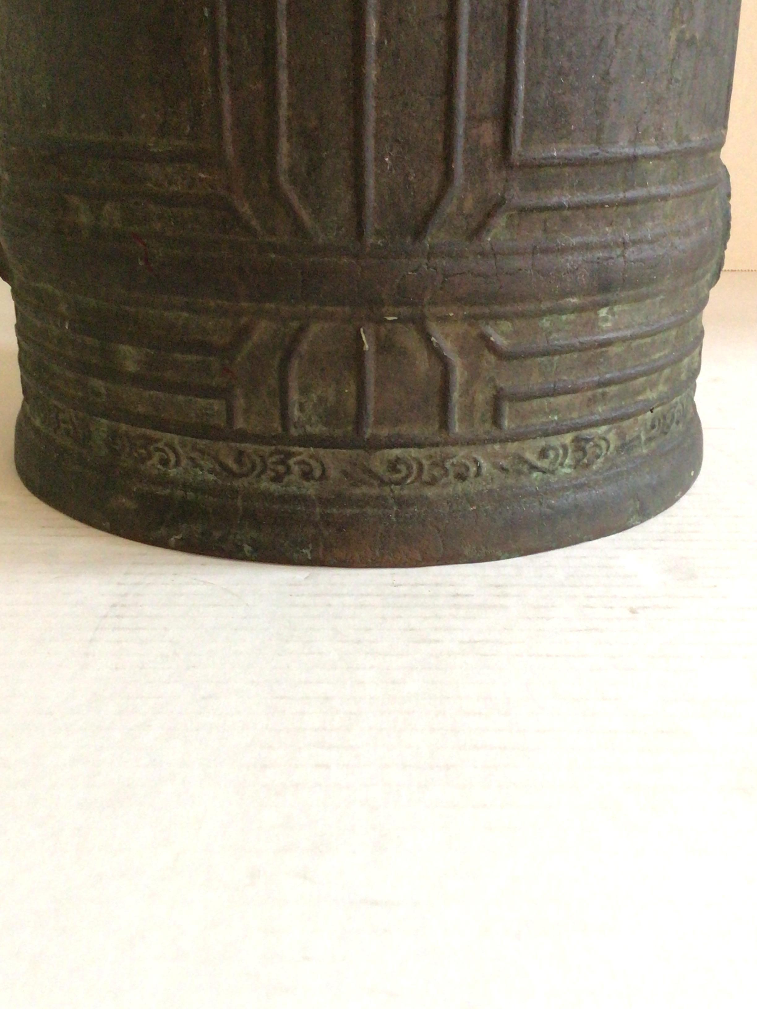 Bronzo Campana del tempio in bronzo del XIX secolo in vendita