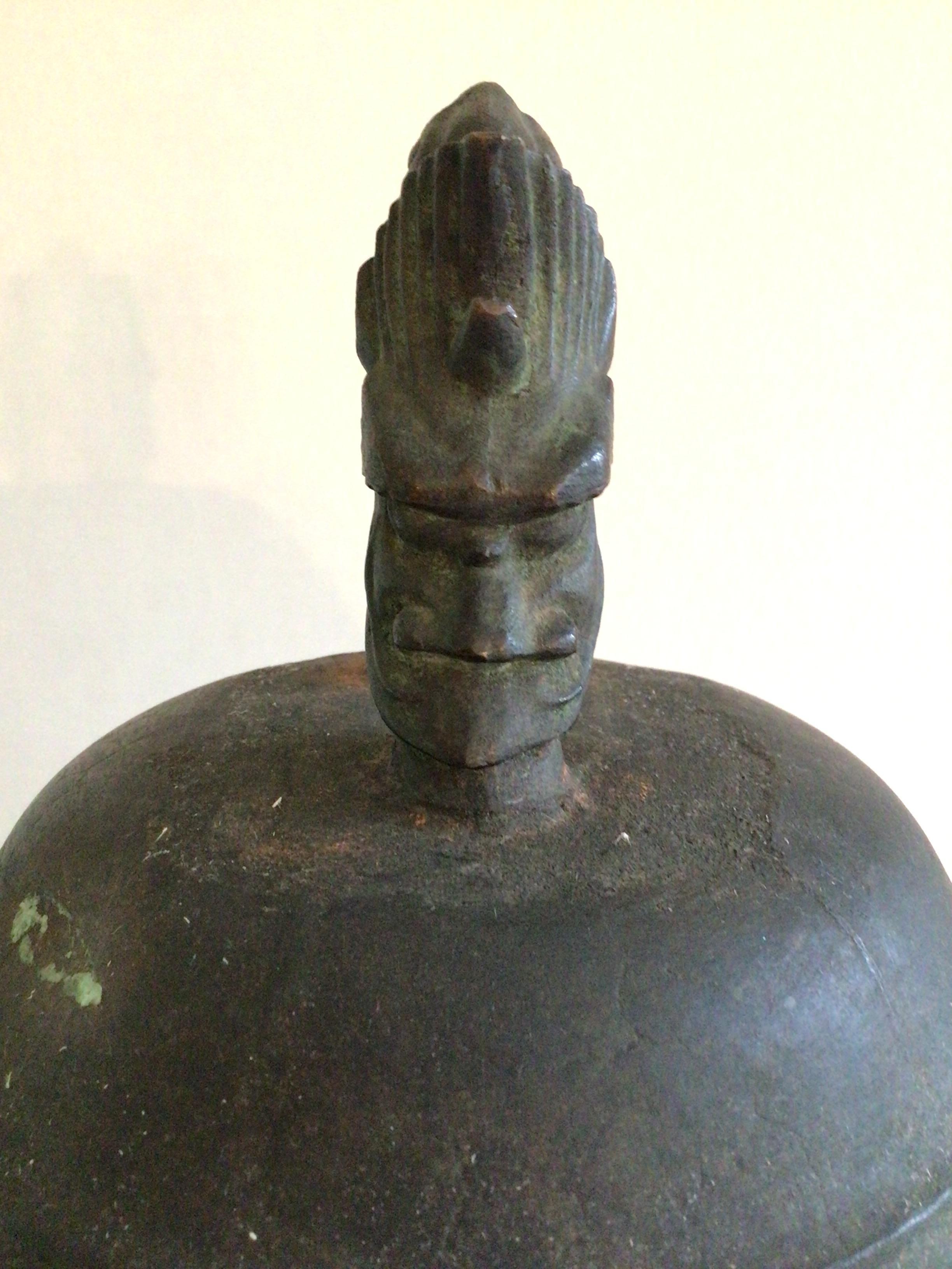 Campana del tempio in bronzo del XIX secolo in vendita 2