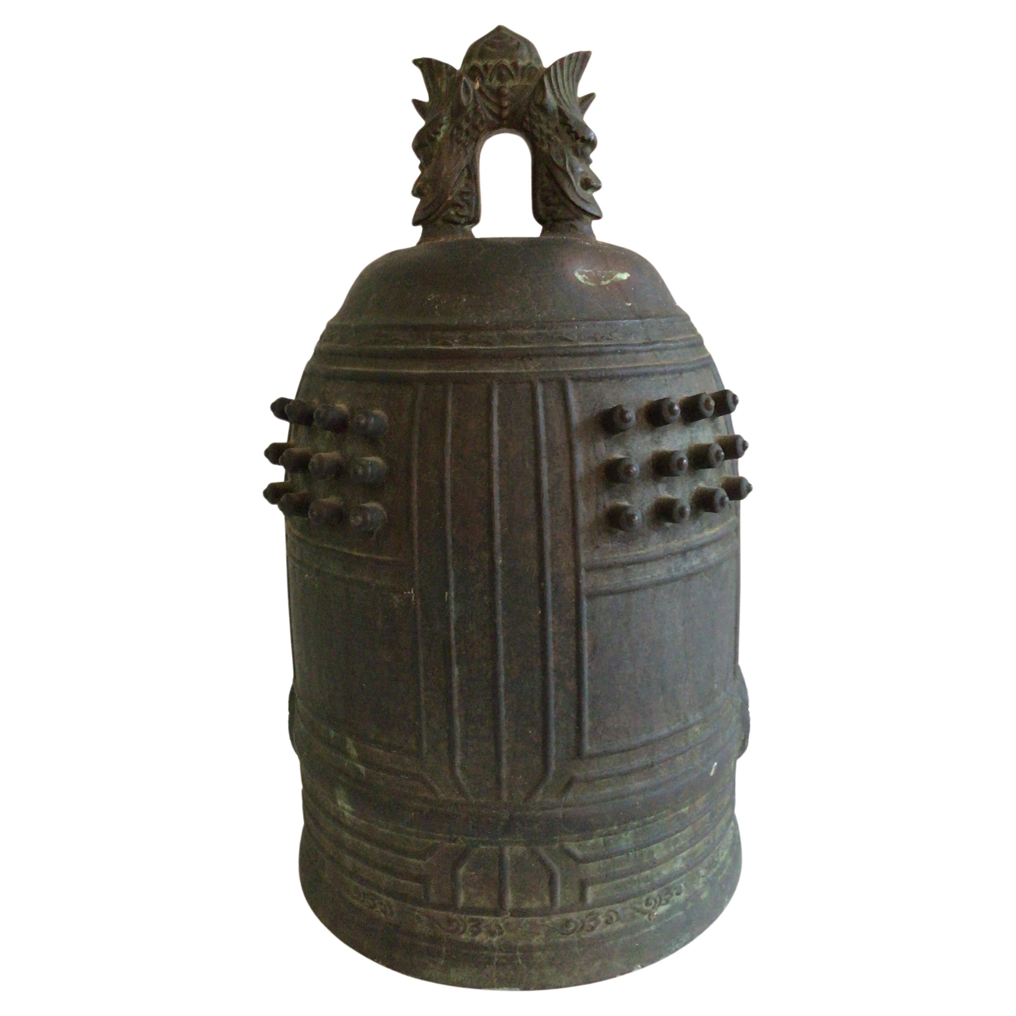19th Century Bronze Temple Bell