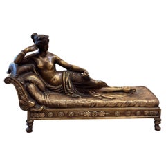 Scultura di Venere in bronzo del XIX secolo