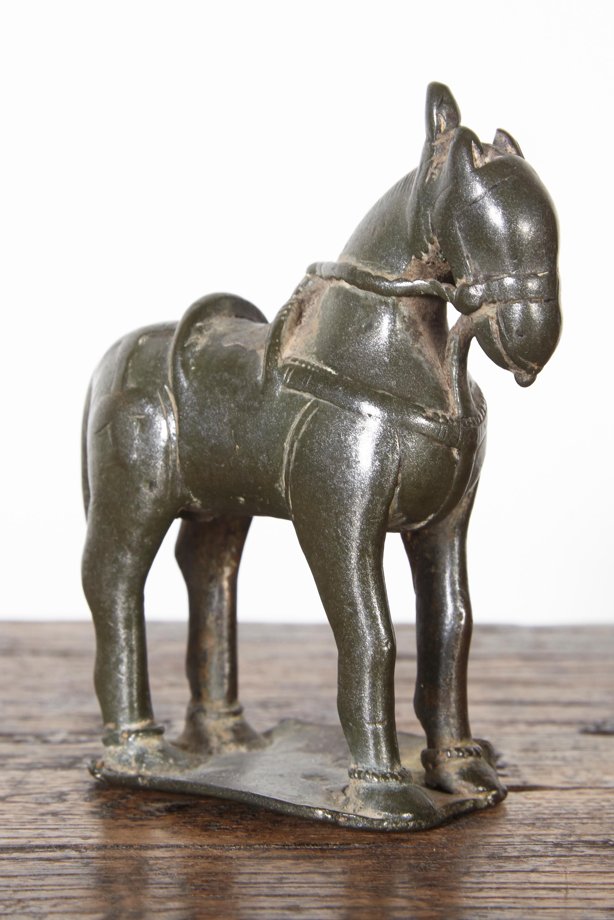 19th Century Bronze Votive Horses from India For Sale 7