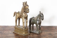 19th Century Bronze Votive Horses from India