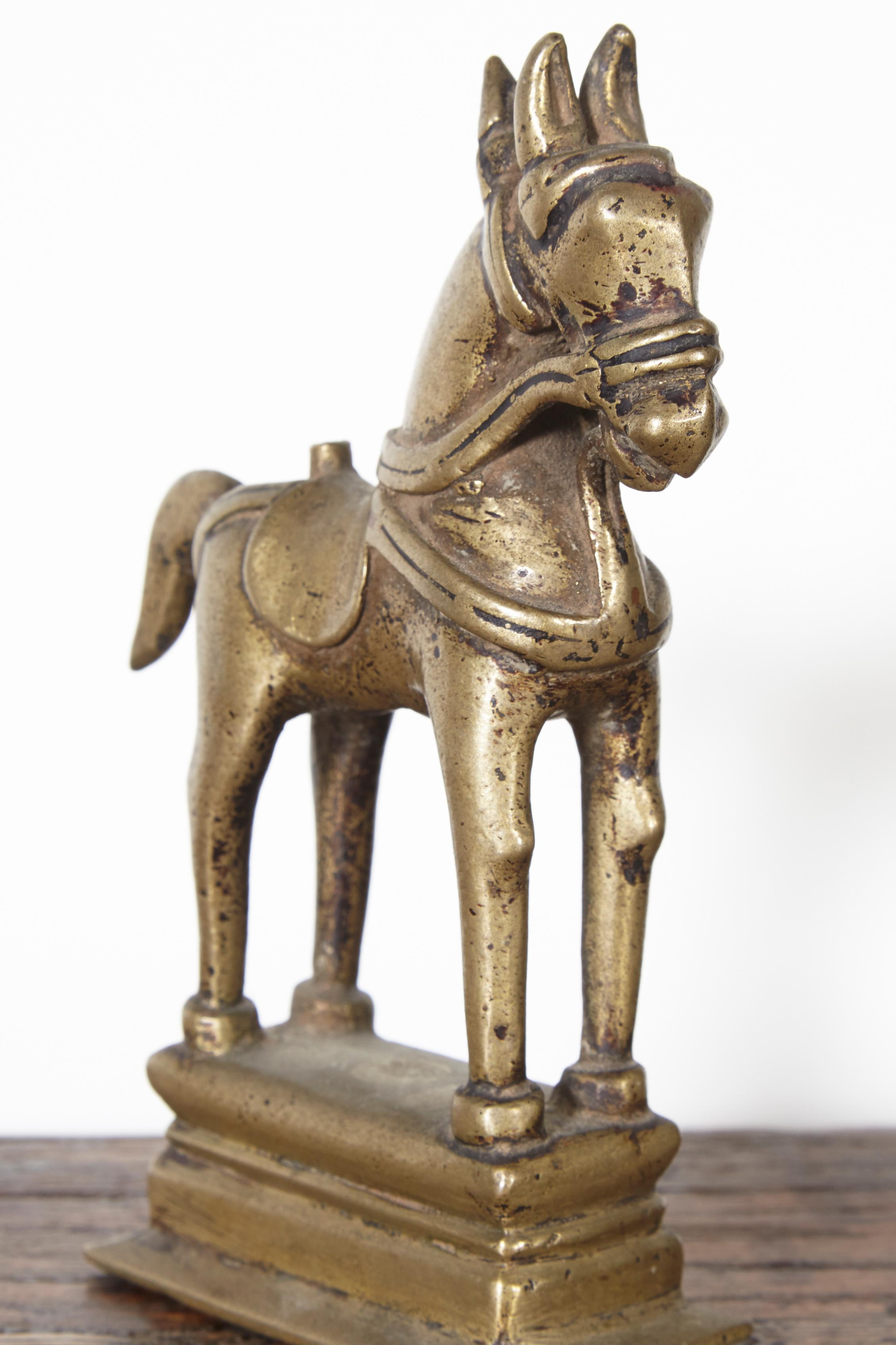 19th Century Bronze Votive Horses from India For Sale 4