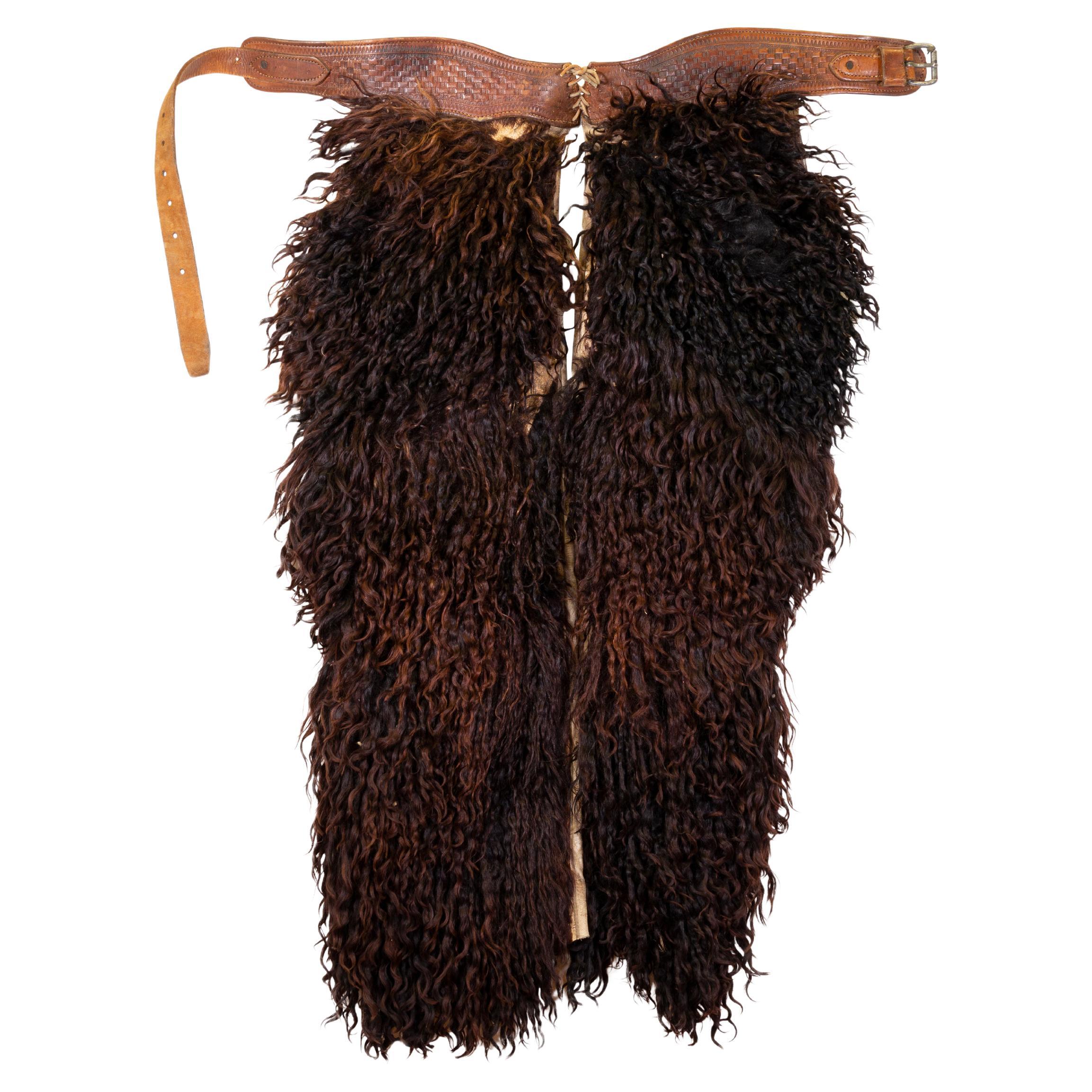 19th Century Brown Wooly Chaps