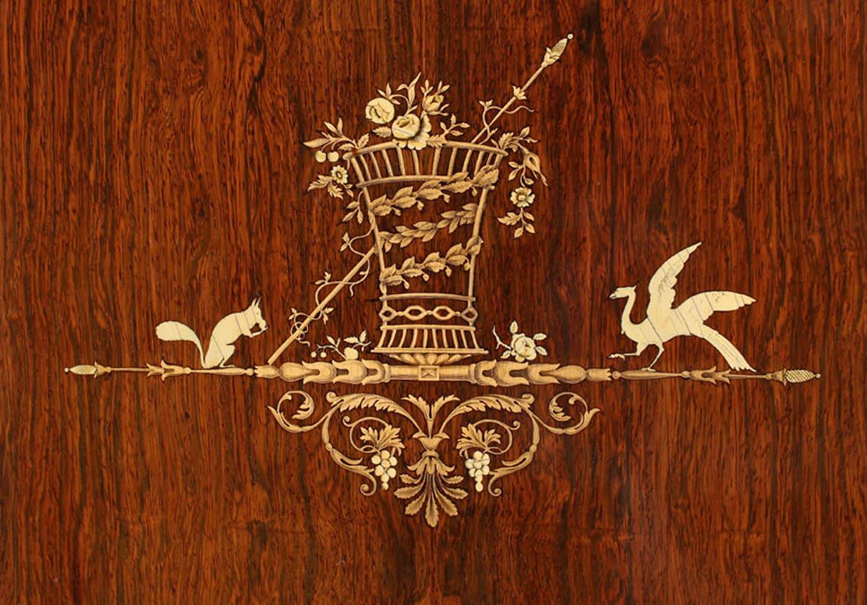 19th Century Brussels Charles X Secretaire a Abattant, circa 1845 2