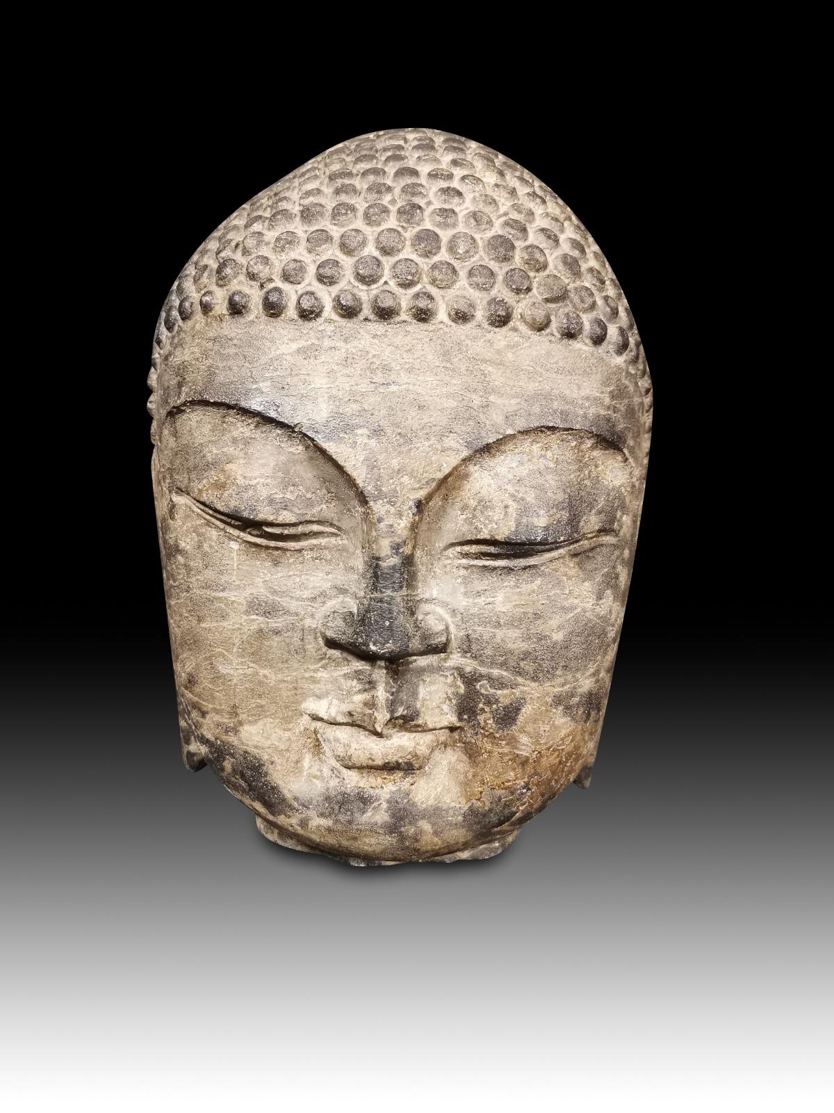 19th Century Buddha Head 2