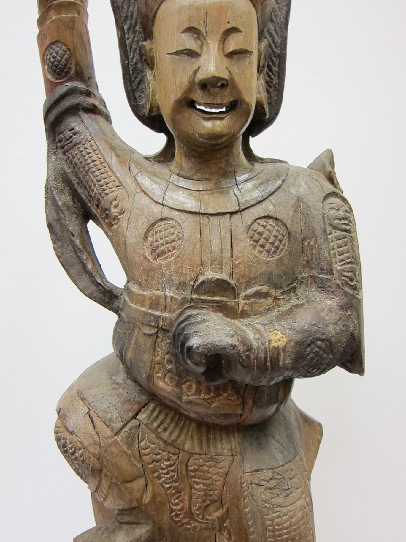 Buddhische Statue des Monk Tang aus dem 19. Jahrhundert im Angebot 5