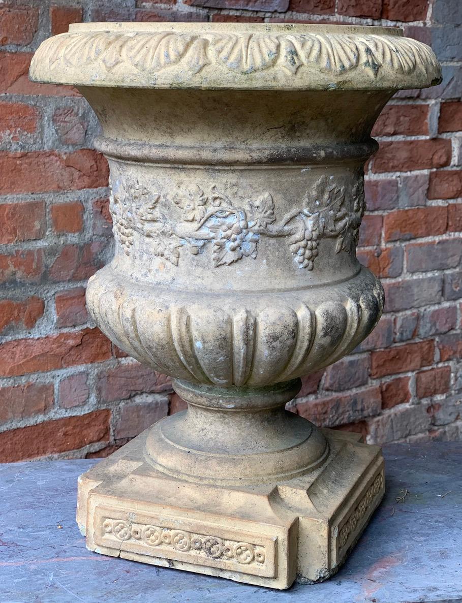 19th Century Buff Terracotta Urn For Sale 1