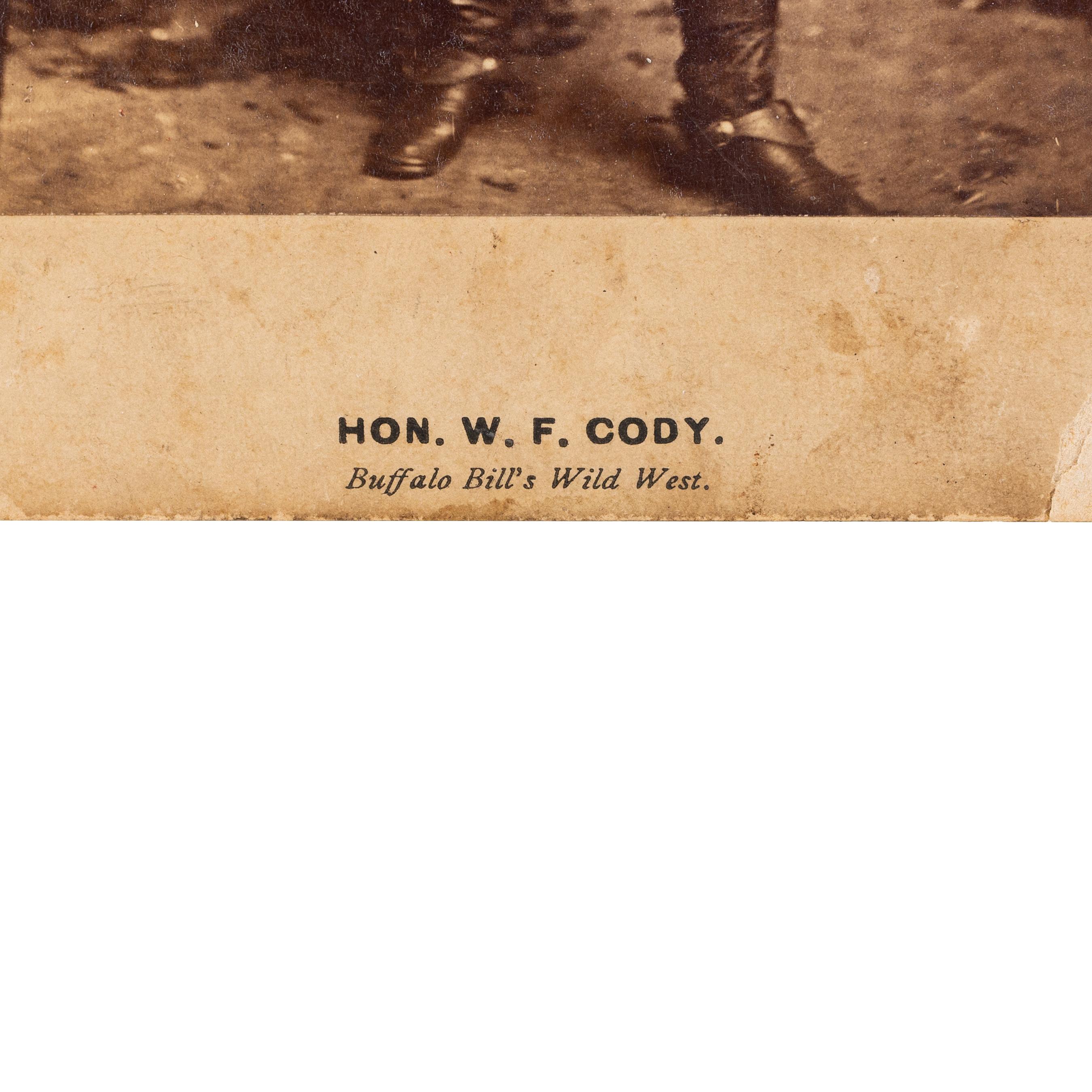 Buffalo Wild Bill Cody-Schrank-Sammlerkarte aus dem 19. Jahrhundert (Spätes 19. Jahrhundert) im Angebot