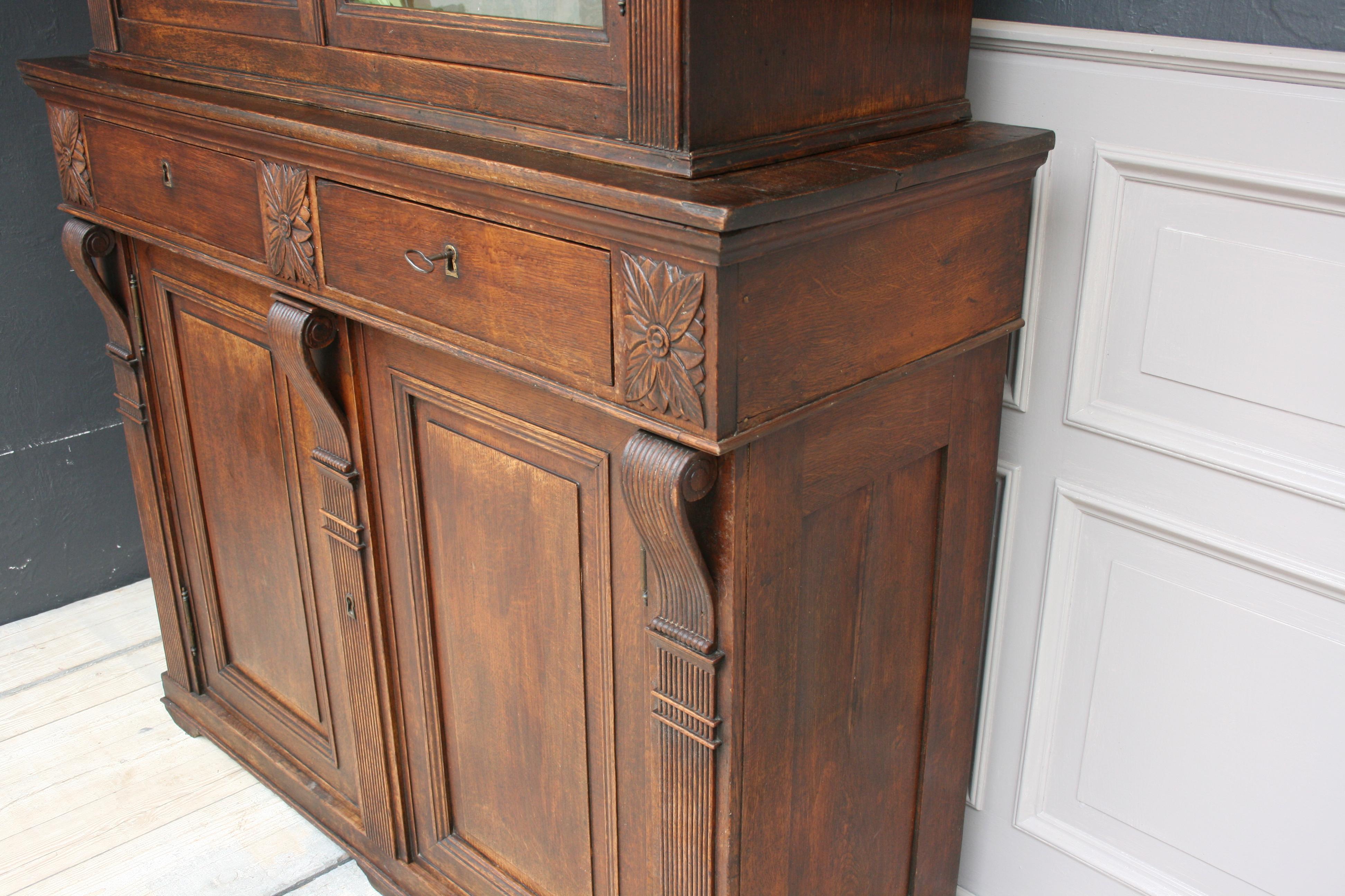 19th Century Buffet Cabinet Made of Oak 2