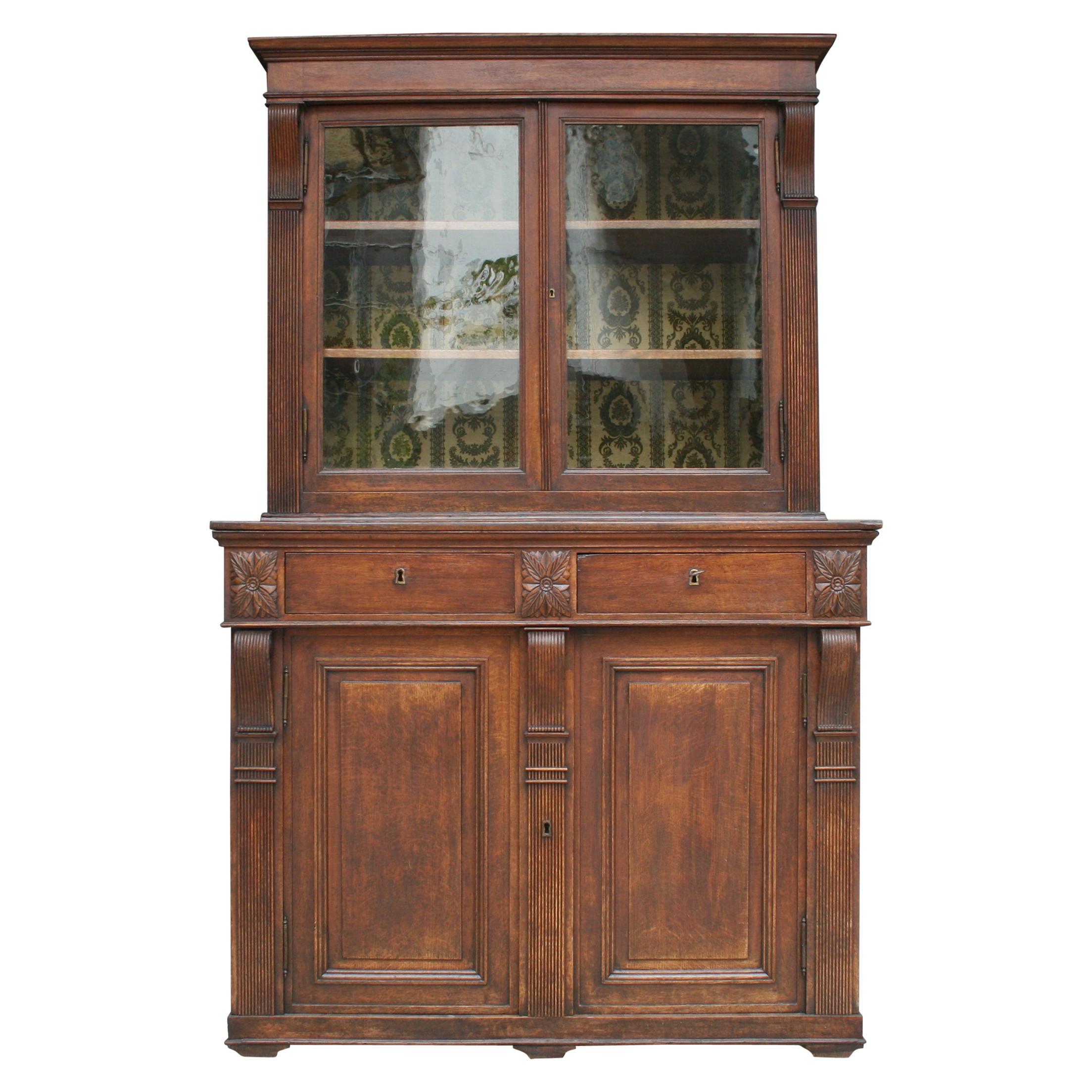 19th Century Buffet Cabinet Made of Oak