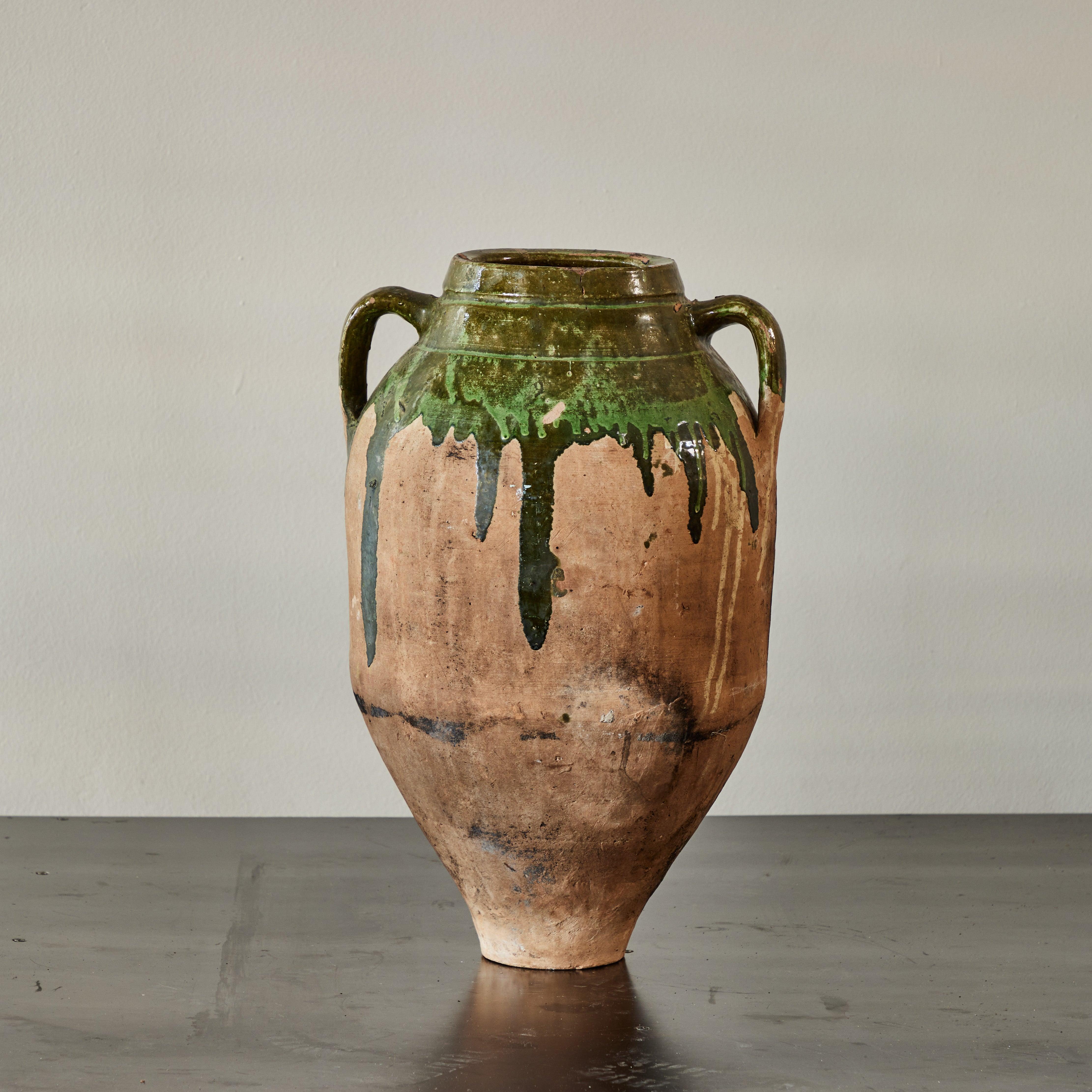 terracotta olive pot