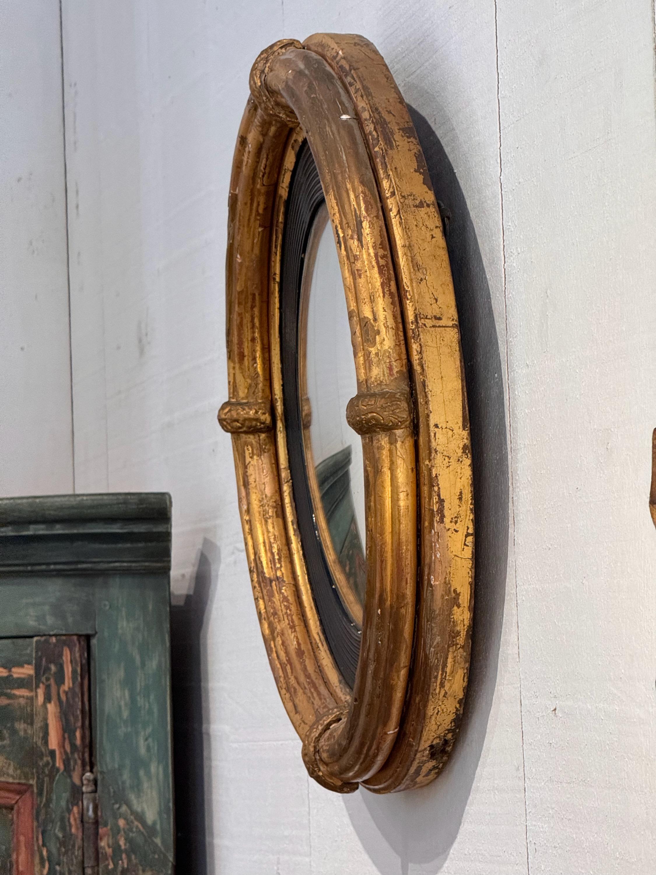 19th Century Bulls Eye Mirror 2