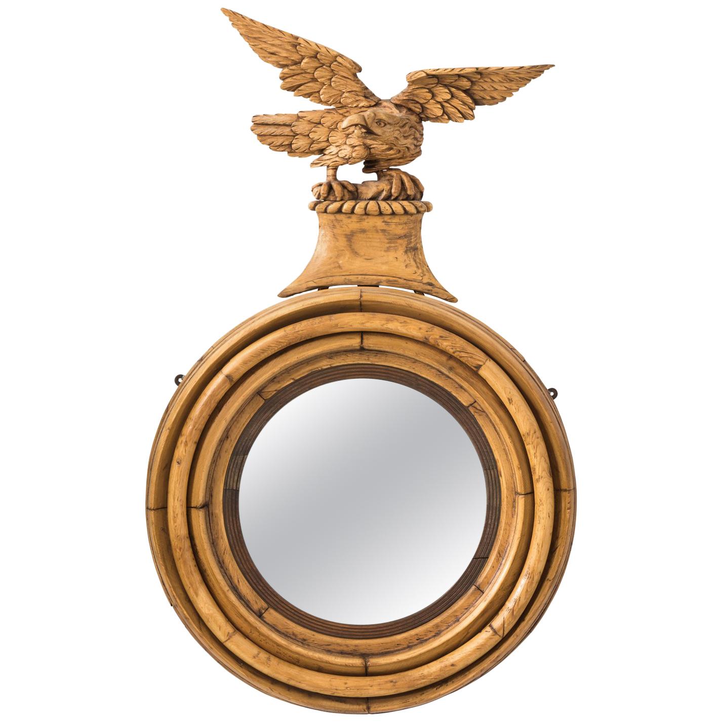 19th Century Bullseye Mirror