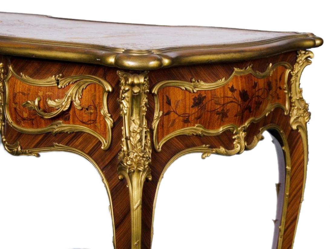 Francese XIX secolo, Bureau Plat, di Francoise Link. in vendita