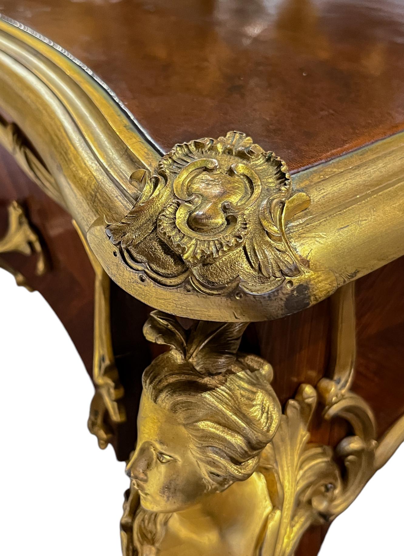 Calco Scrivania del XIX secolo in Kingwood Att. a Francois Link in vendita