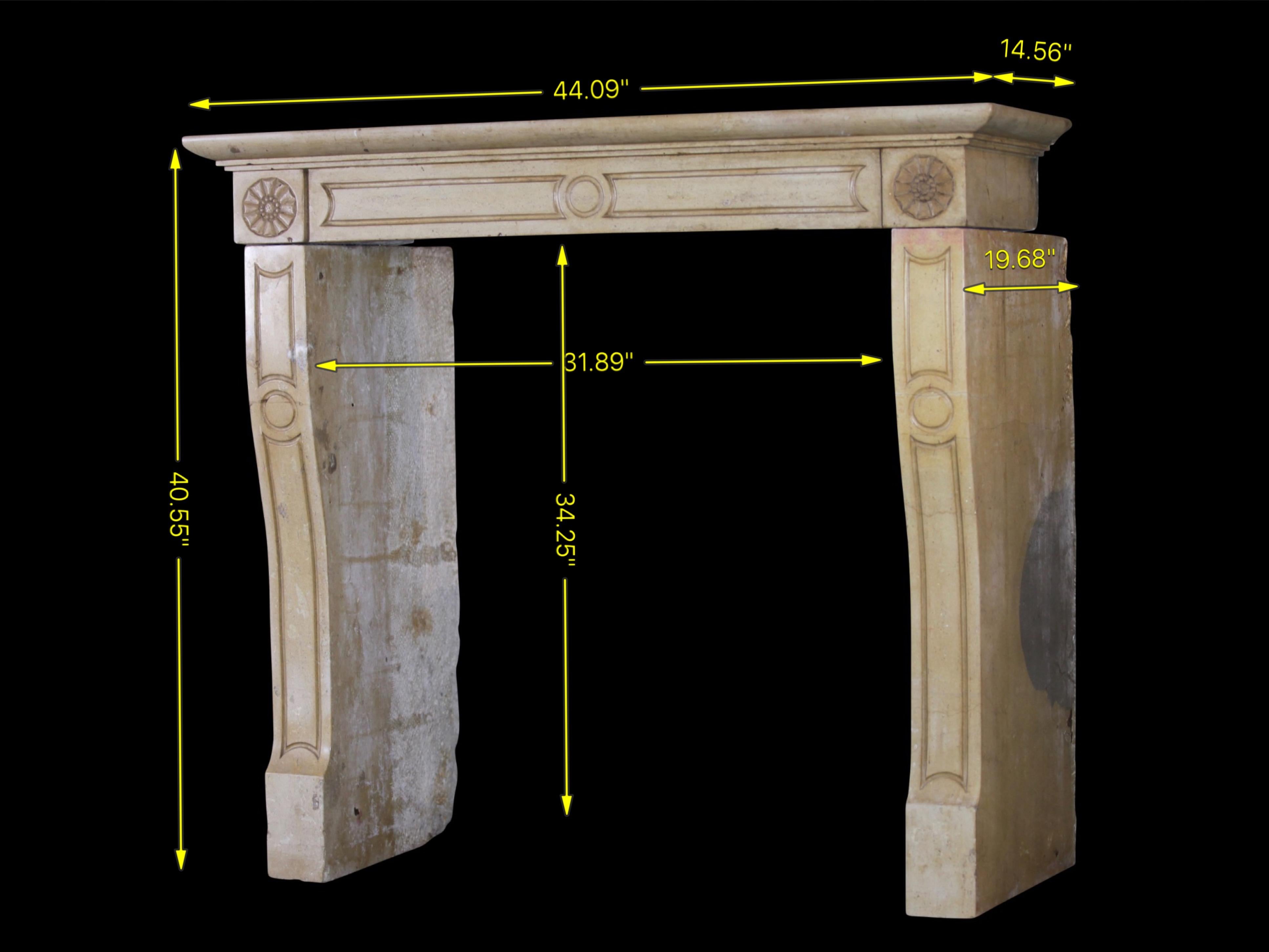 Louis Philippe 19th Century Burgundy Honey Color Antique Fireplace Mantel For Sale