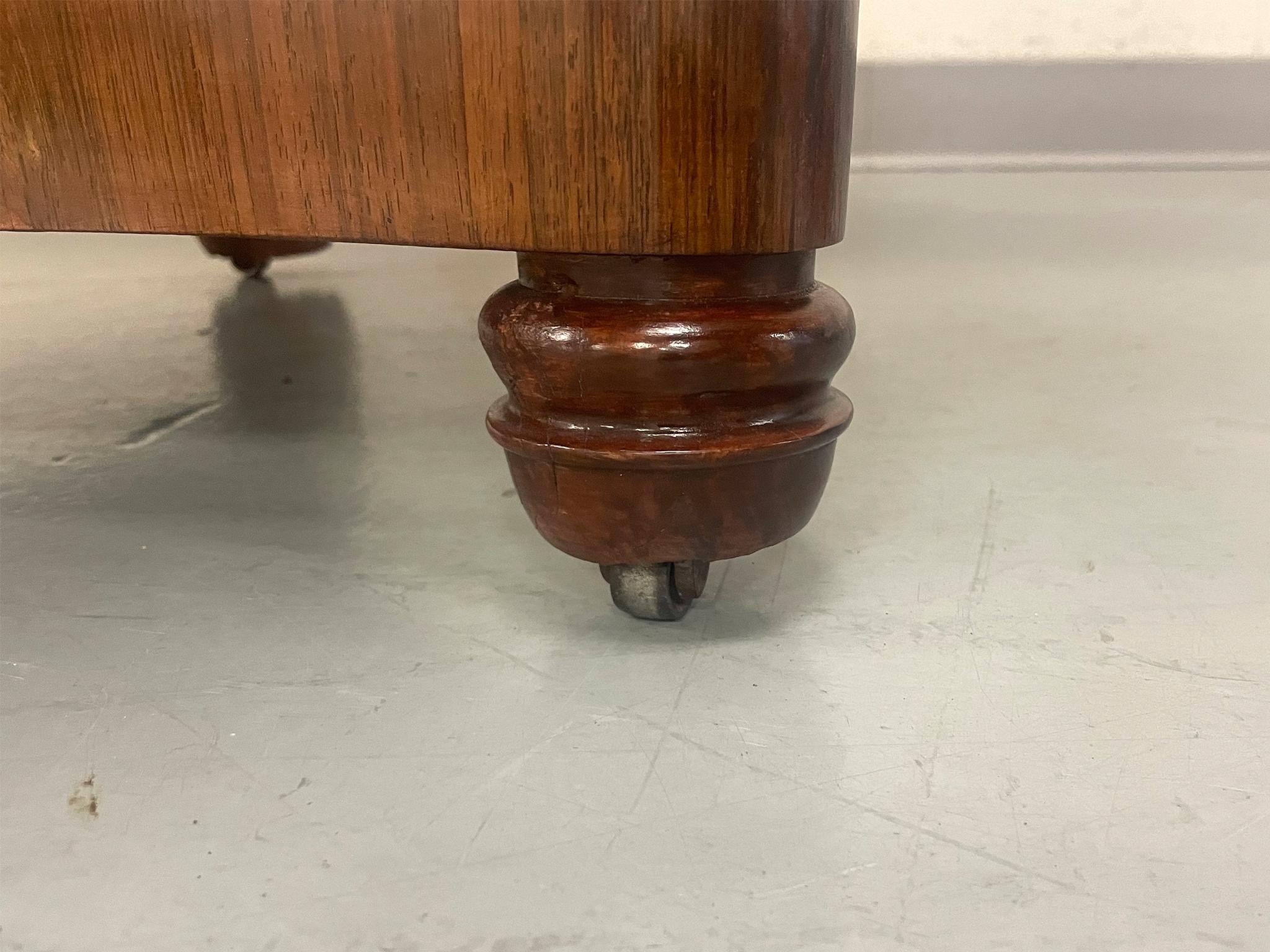 19th Century Burled Walnut Pedestal Table 6
