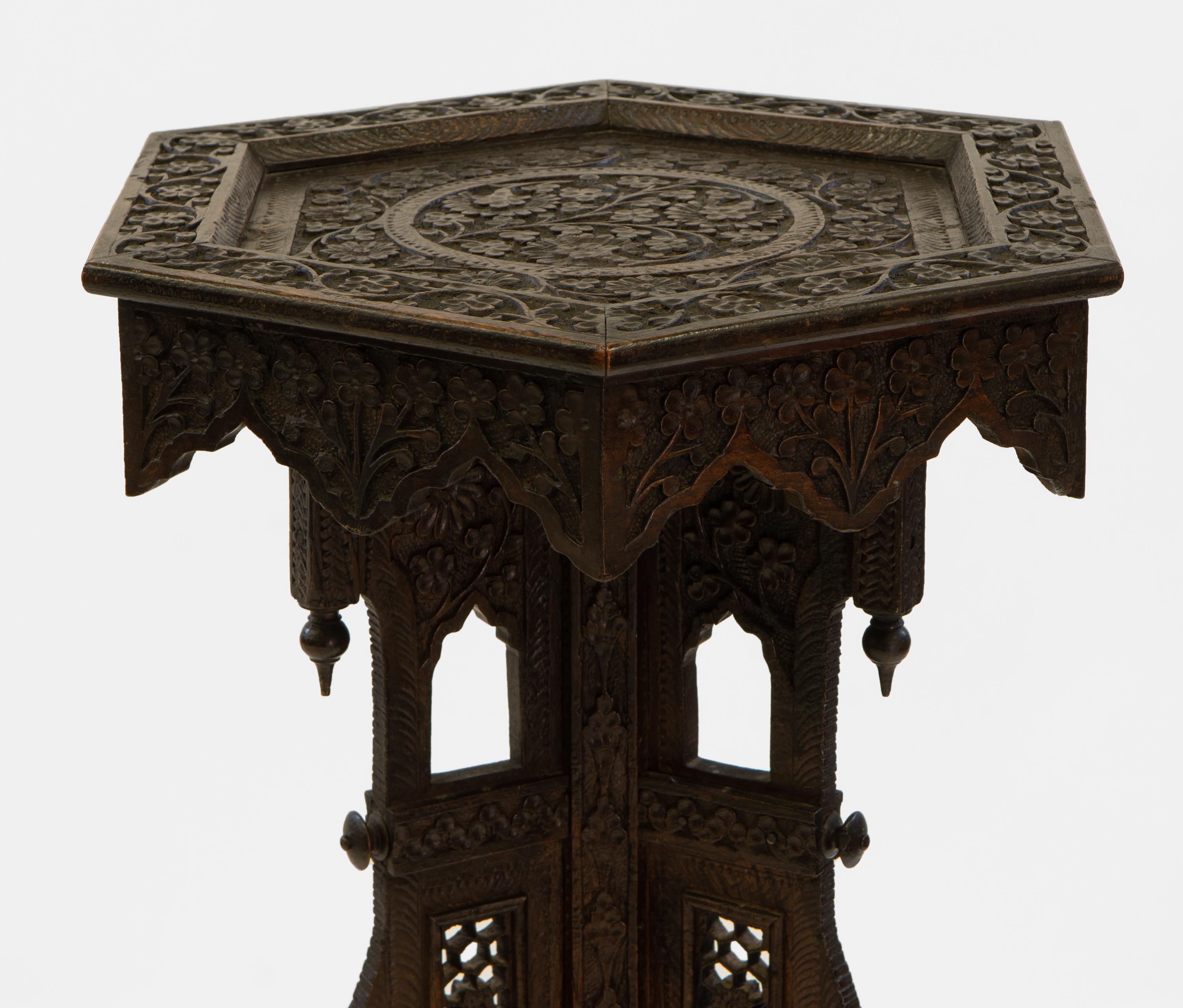 Asian 19th Century Burmese Anglo Indian Jardinière Plant Stand For Sale