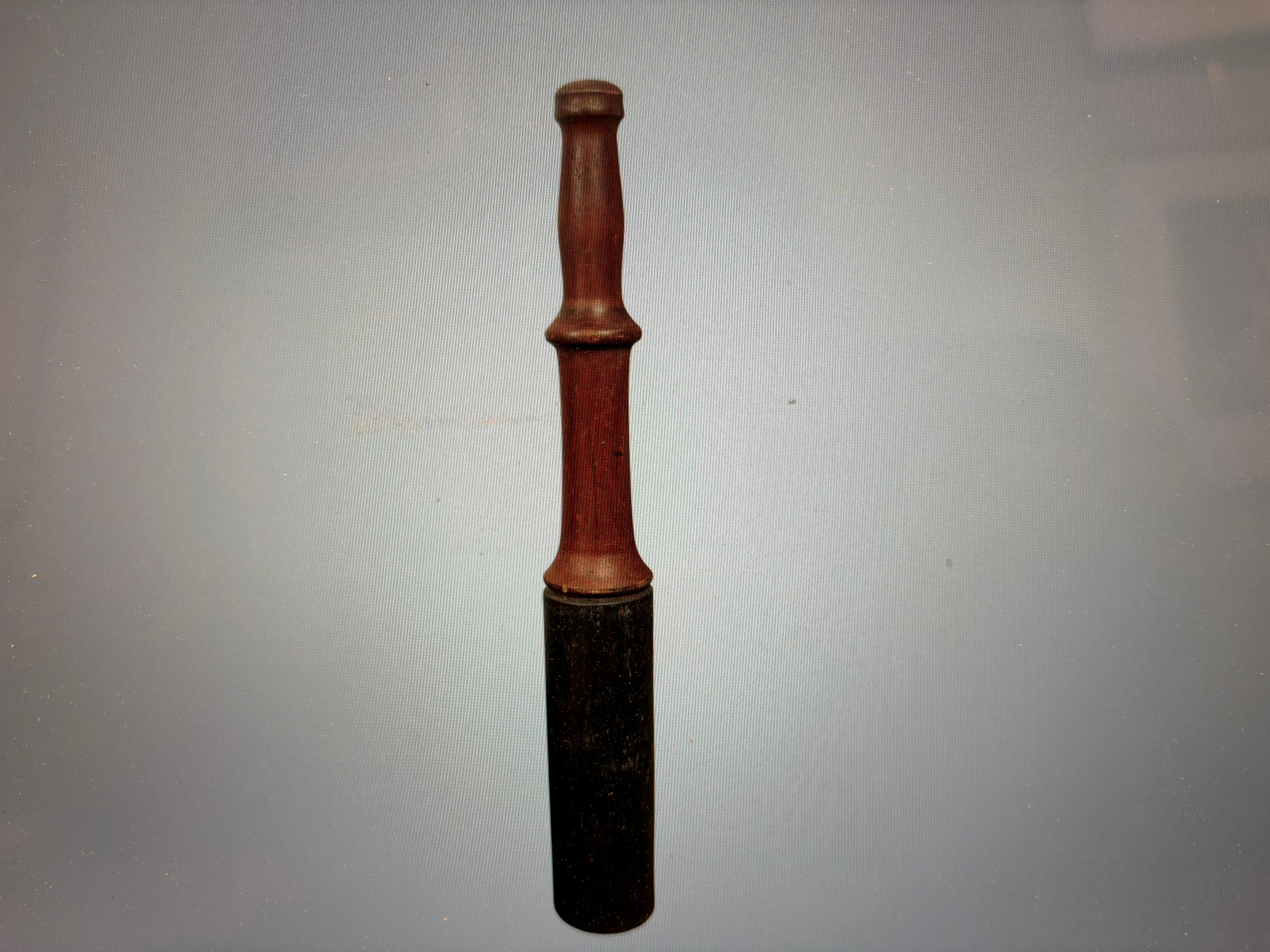 19th Century Burmese Bronze Temple Bell with Hardwood Stand, Large Scale For Sale 13