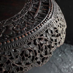 19th Century Burmese Carved Hardwood Centre Table
