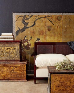 19th Century Burmese Gilded Chest or Trunk Table