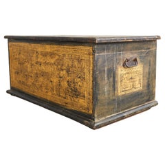 Antique 19th Century Burmese Gilded Chest or Trunk Table