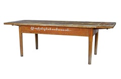 19th century Burmese hand painted teak village table