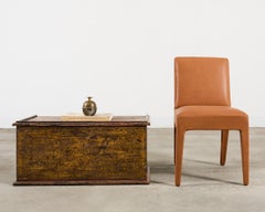 19th Century Burmese Lacquered Wooden Buddhist Trunk or Chest