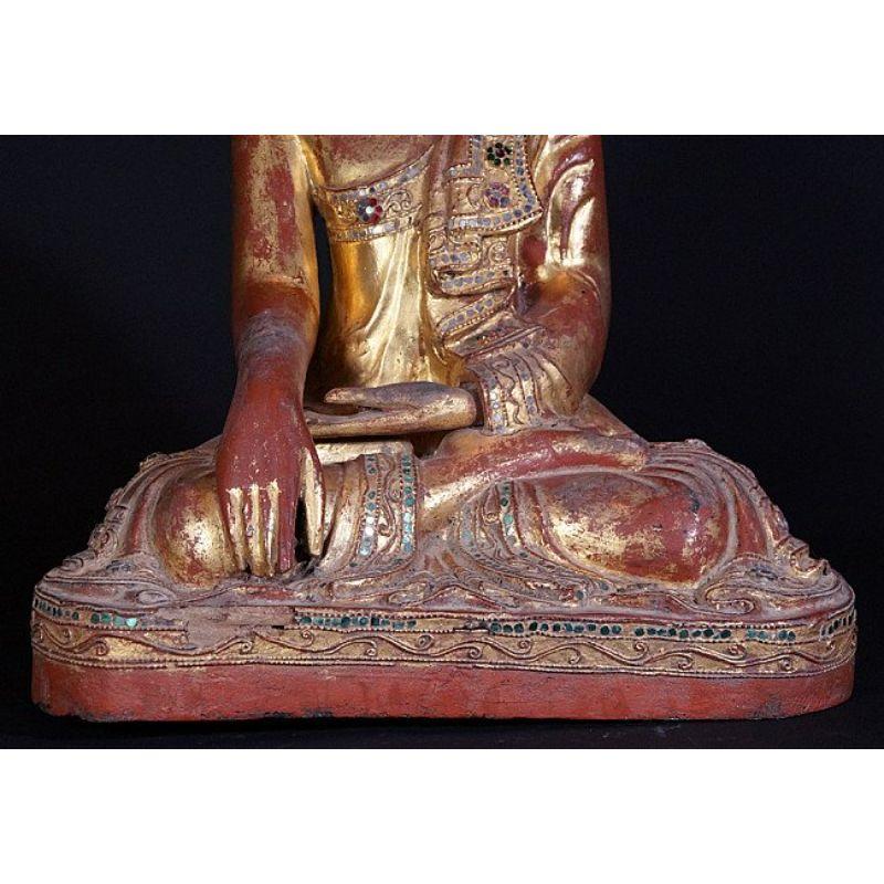 19th Century Burmese Mandalay Buddha Statue from Burma For Sale 8