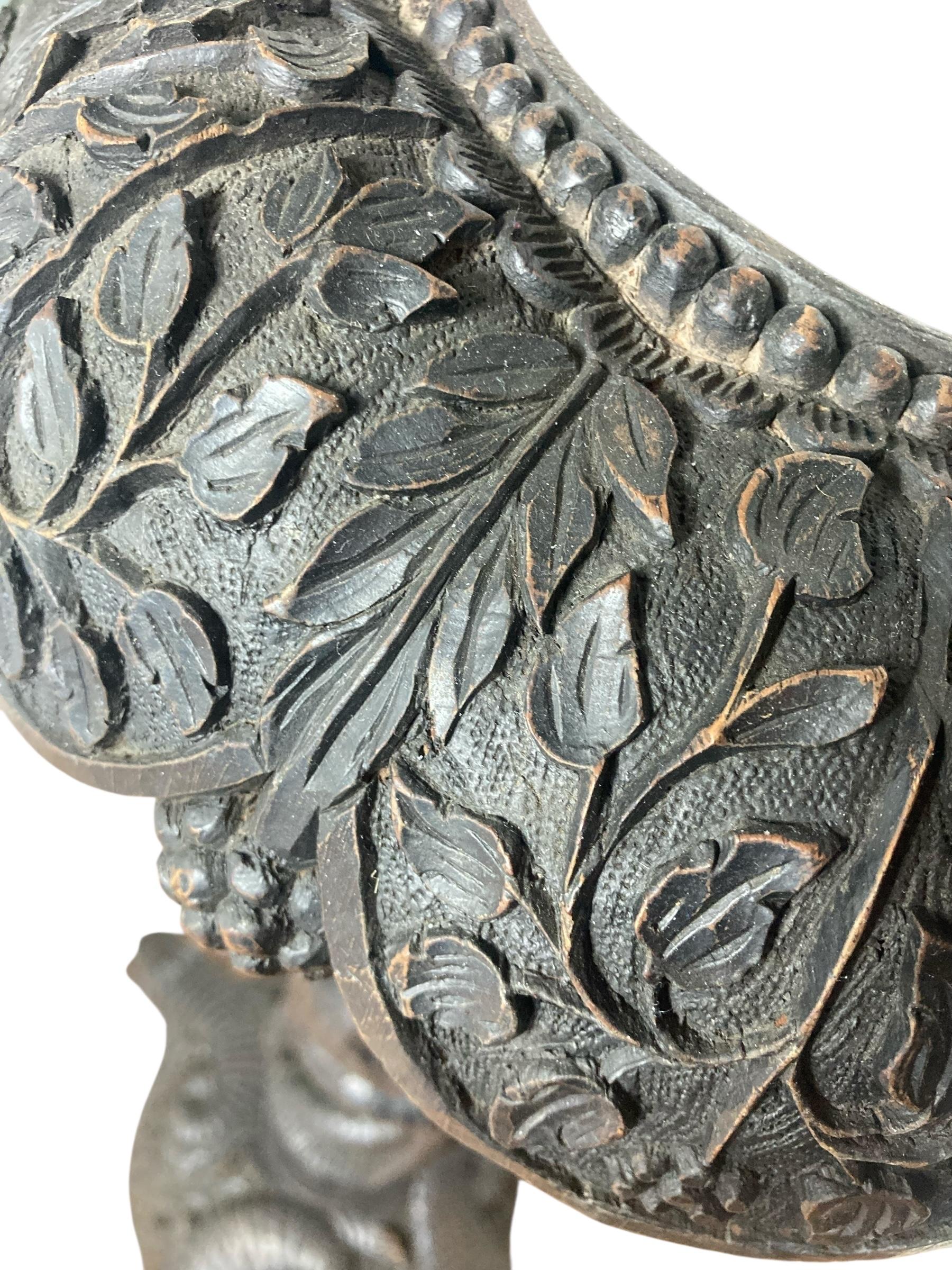 Anglo-Indian 19th Century Burmese Rosewood Jardinere or Torchere For Sale