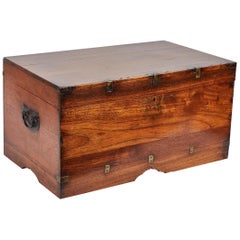 19th Century Burmese Teak Trunk
