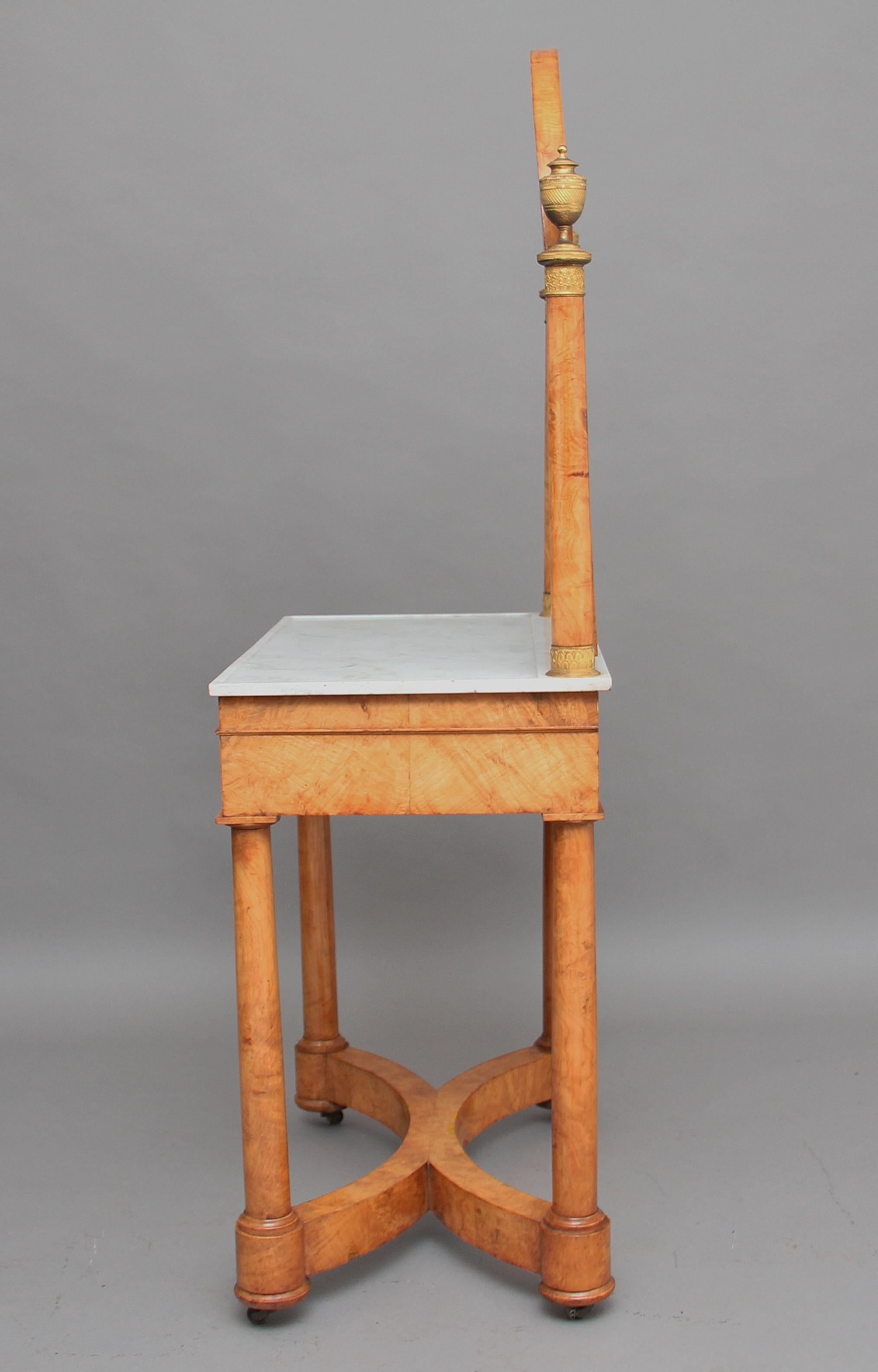 Mid-19th Century 19th Century Burr Elm Dressing Table