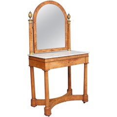 19th Century Burr Elm Dressing Table