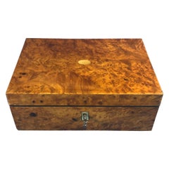 19th Century Burr Elm French Box